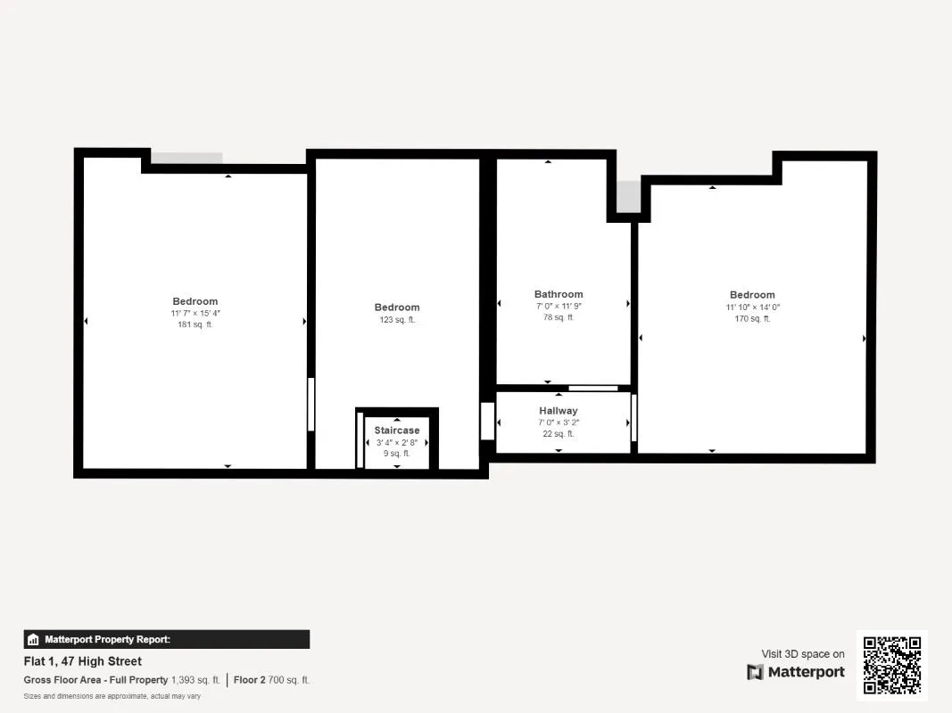 3 bedroom first floor flat in Cheadle, Stoke on Trent