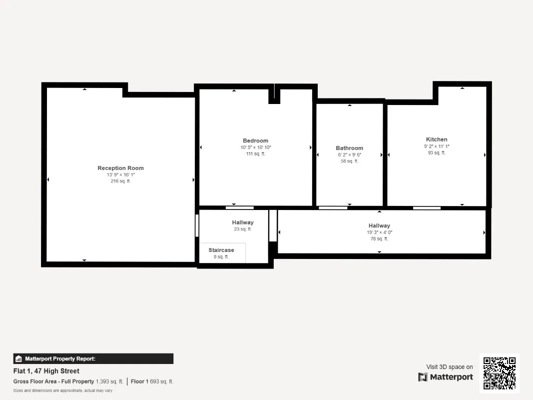 3 bedroom first floor flat in Cheadle, Stoke on Trent