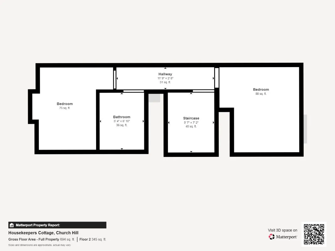 2 bedroom Grade II Listed mid terraced property in Coleshill