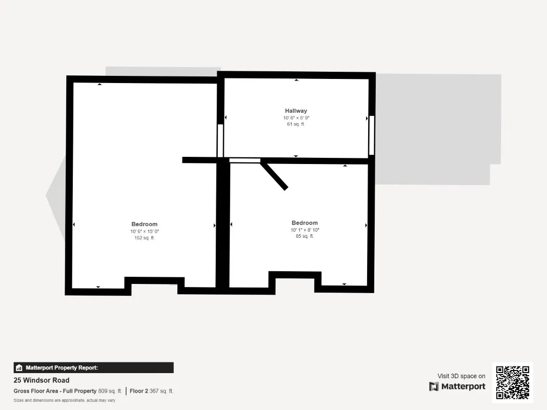 2 Bedroom mid terraced property in Evesham