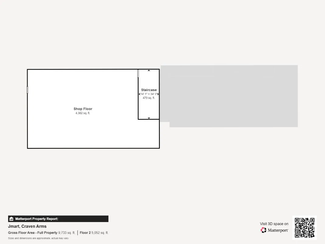 Freehold retail/warehouse premises with parking in Craven Arms, Shropshire