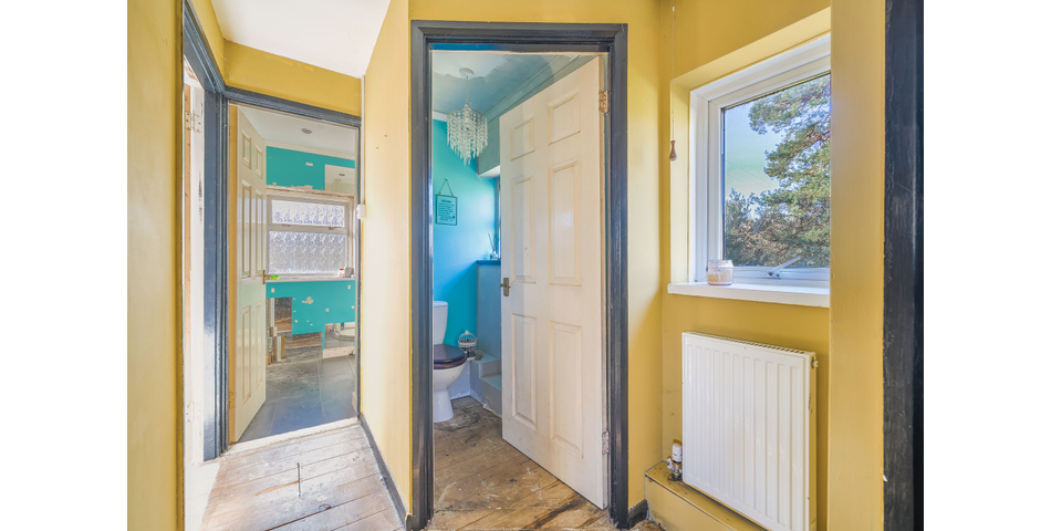 Detached three bedroom Cottage with part built extension 