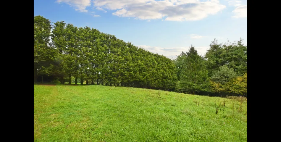 Parcel of land with stable block and vehicular access on outskirts of village