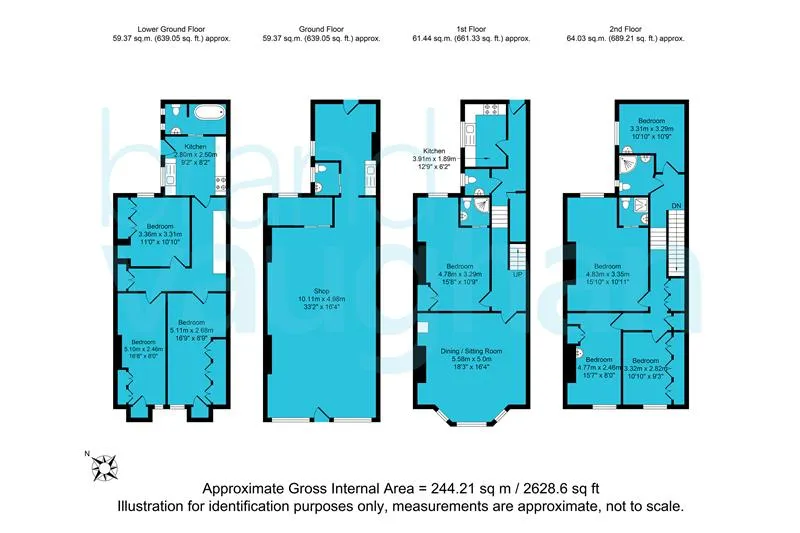 5 bed Terraced
