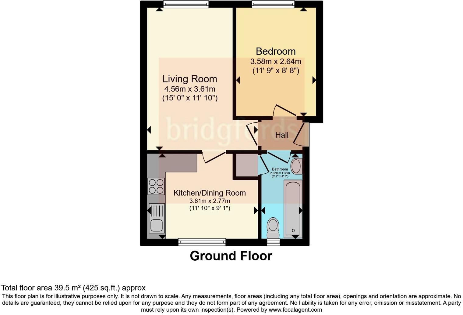 1 bed Maisonette