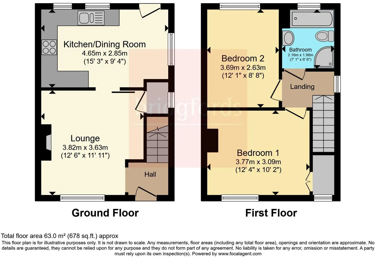 2 bed Terraced