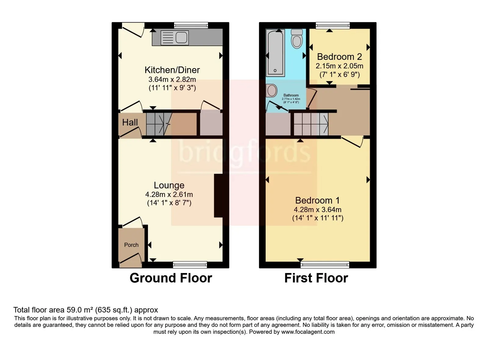 2 bed House
