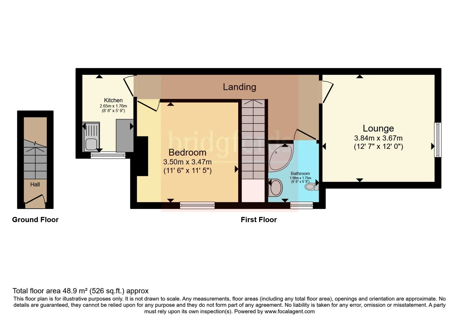 1 bed House