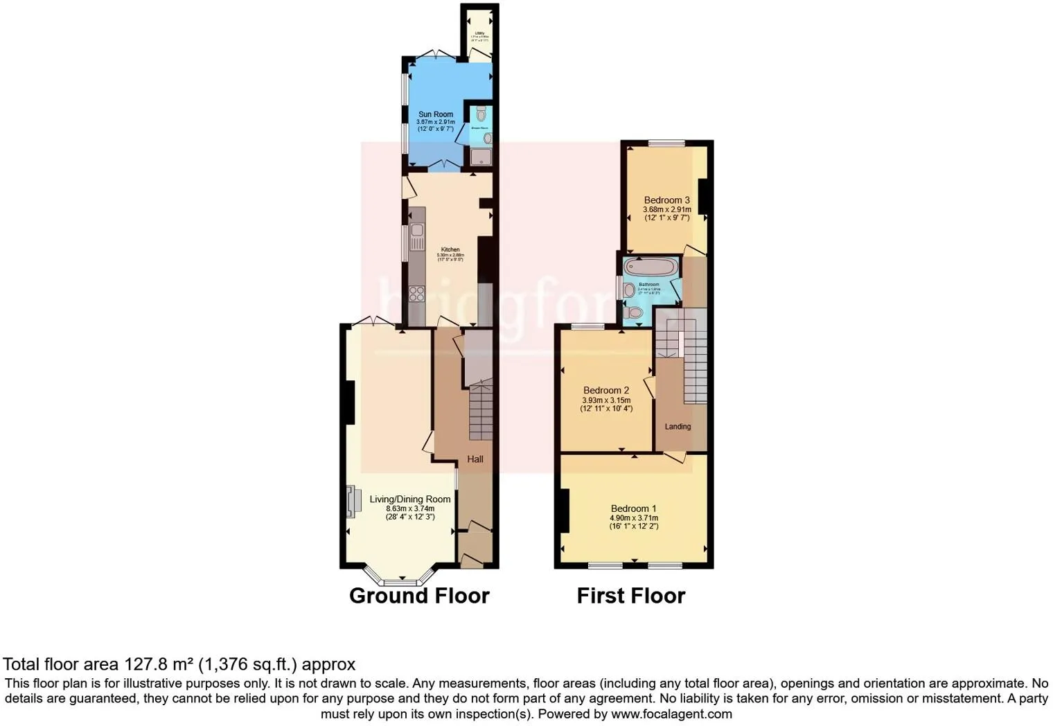 3 bed Terraced