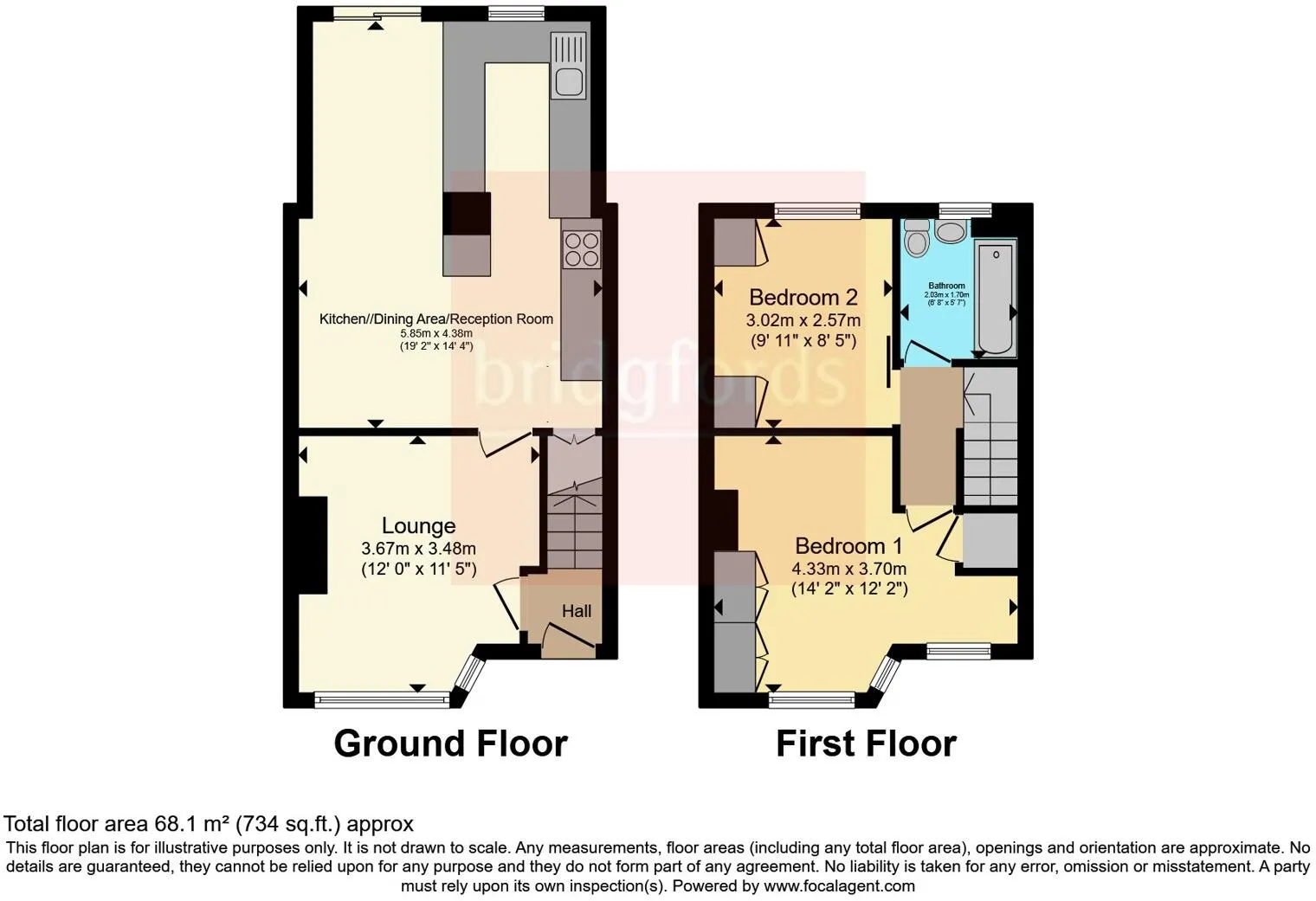 2 bed Terraced