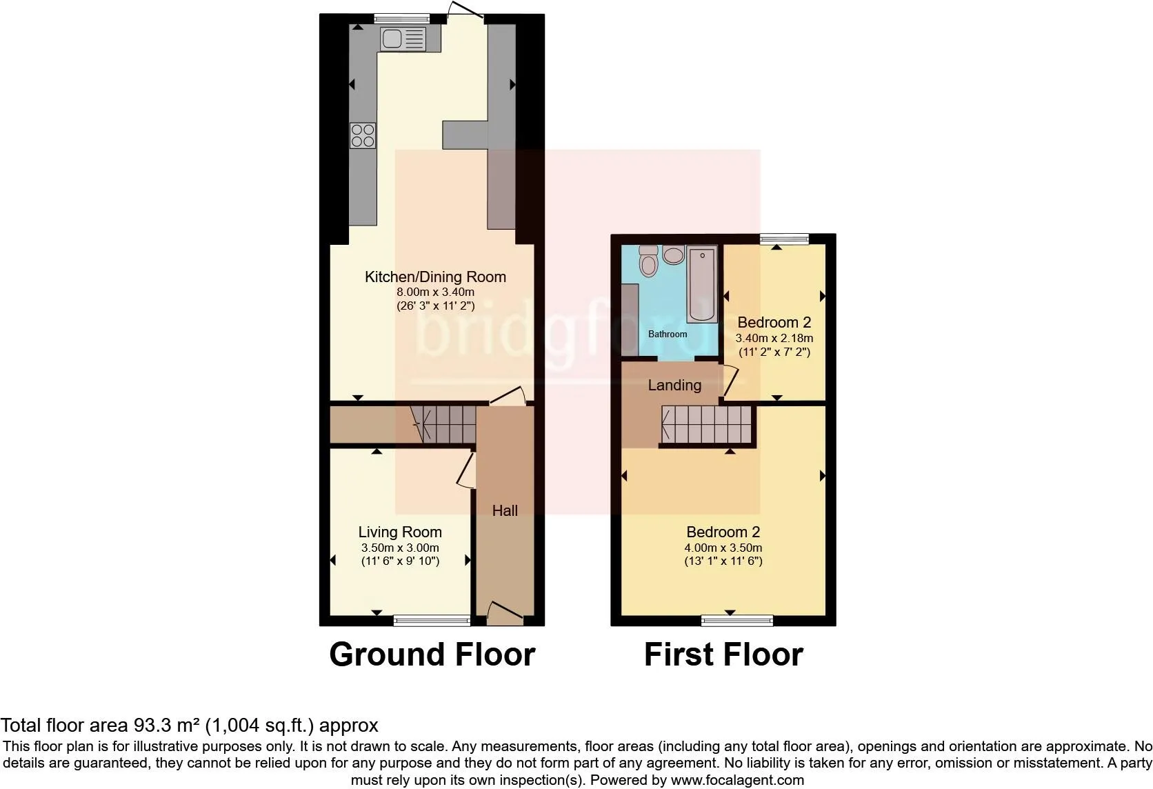2 bed End of Terrace