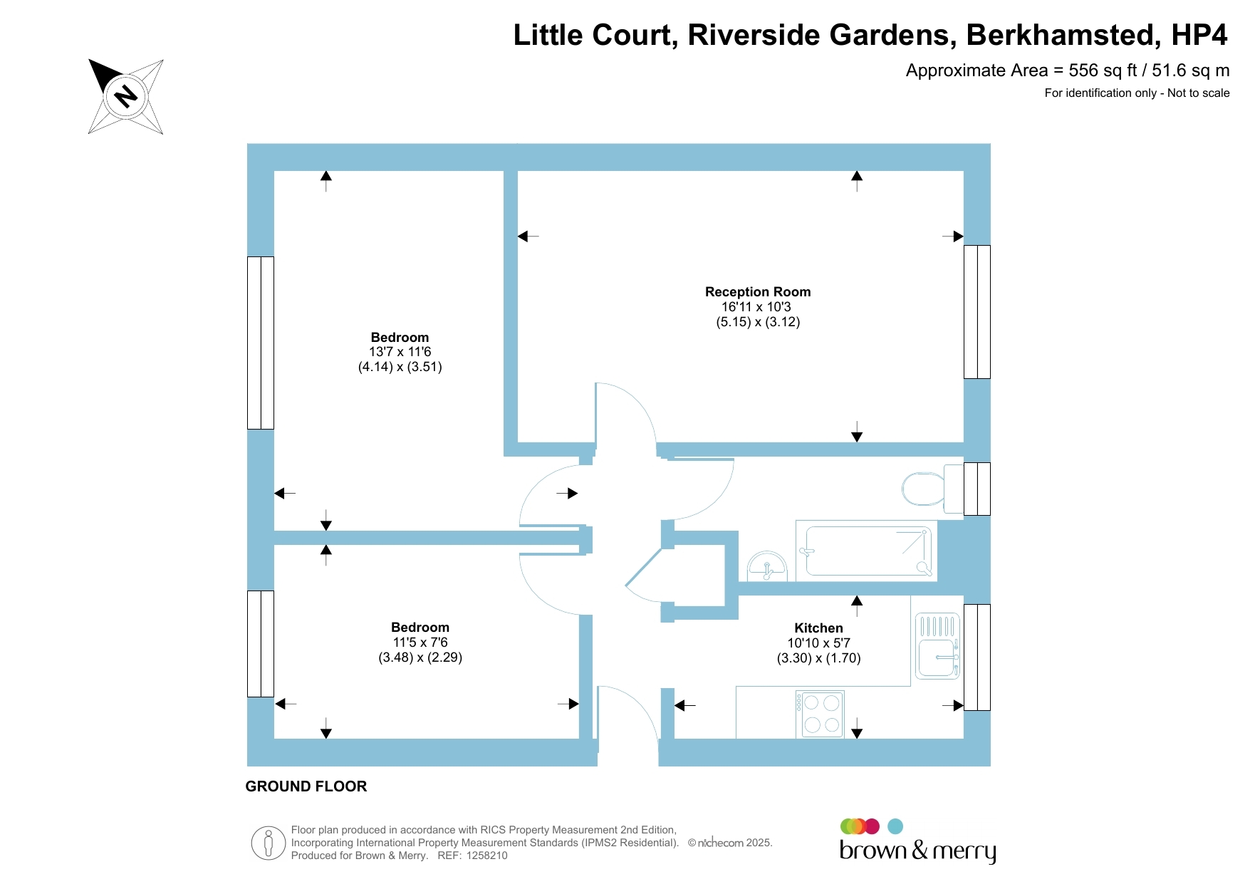 2 bed Maisonette