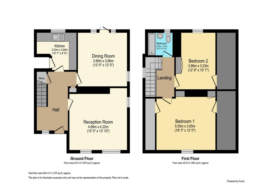 2 bed Detached