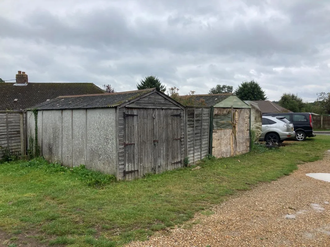 Garages and Land between nos 30 & 32, Meadow Close, Narborough, King's Lynn, Norfolk, PE32 1SZ - Online Auctions