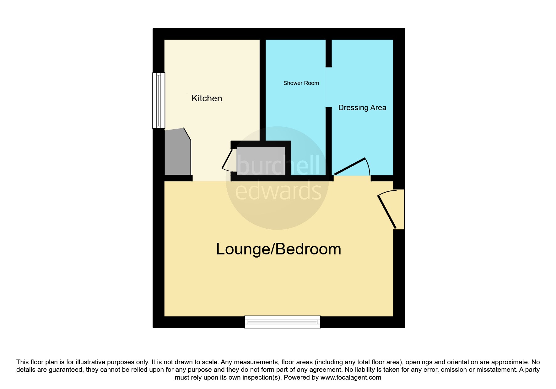 1 bed Studio