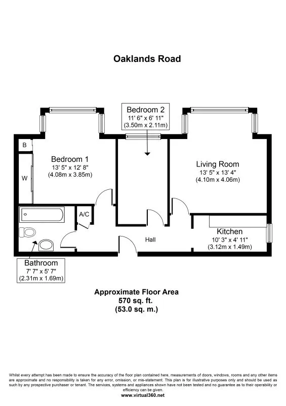 Flat 5, 10 Oaklands Road, Bedford, Bedfordshire, MK40 3AG