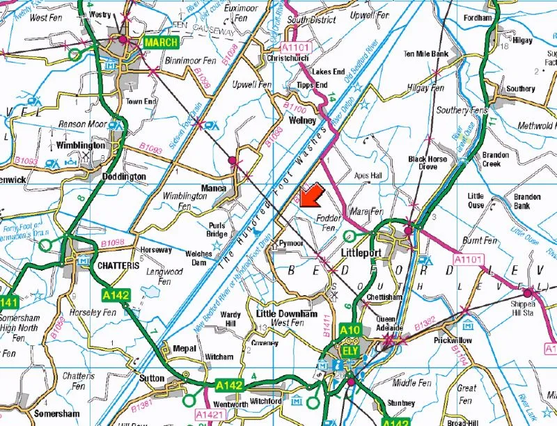 12.57 acres of land off Short Drove, Pymoor, Ely, Cambridgeshire, CB6 2EH