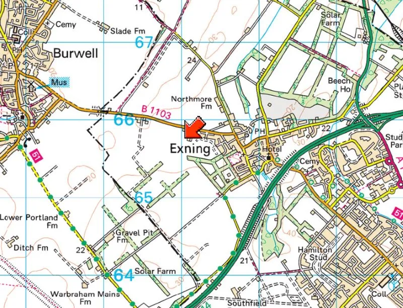 Land to s/o 161, Burwell Road, Exning, Suffolk, CB8 7EY
