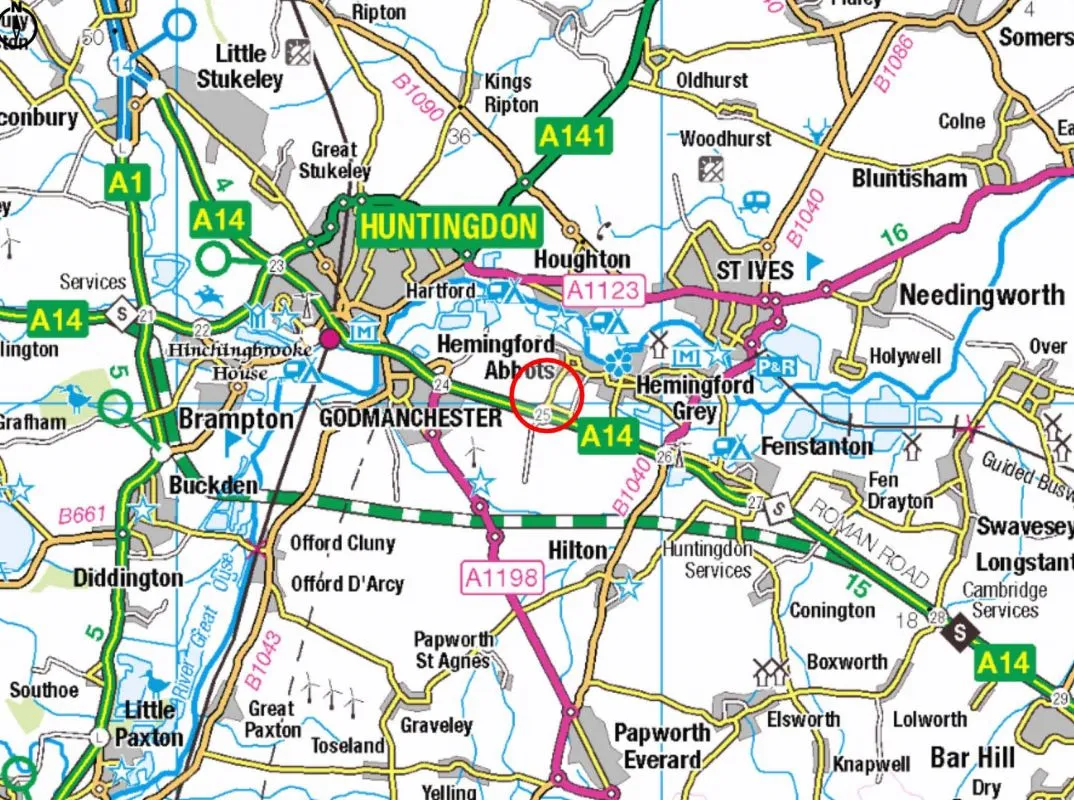 0.396 acres of land on east side of Rideaway, Hemingford Abbots, Cambridgeshire, PE28 9AT