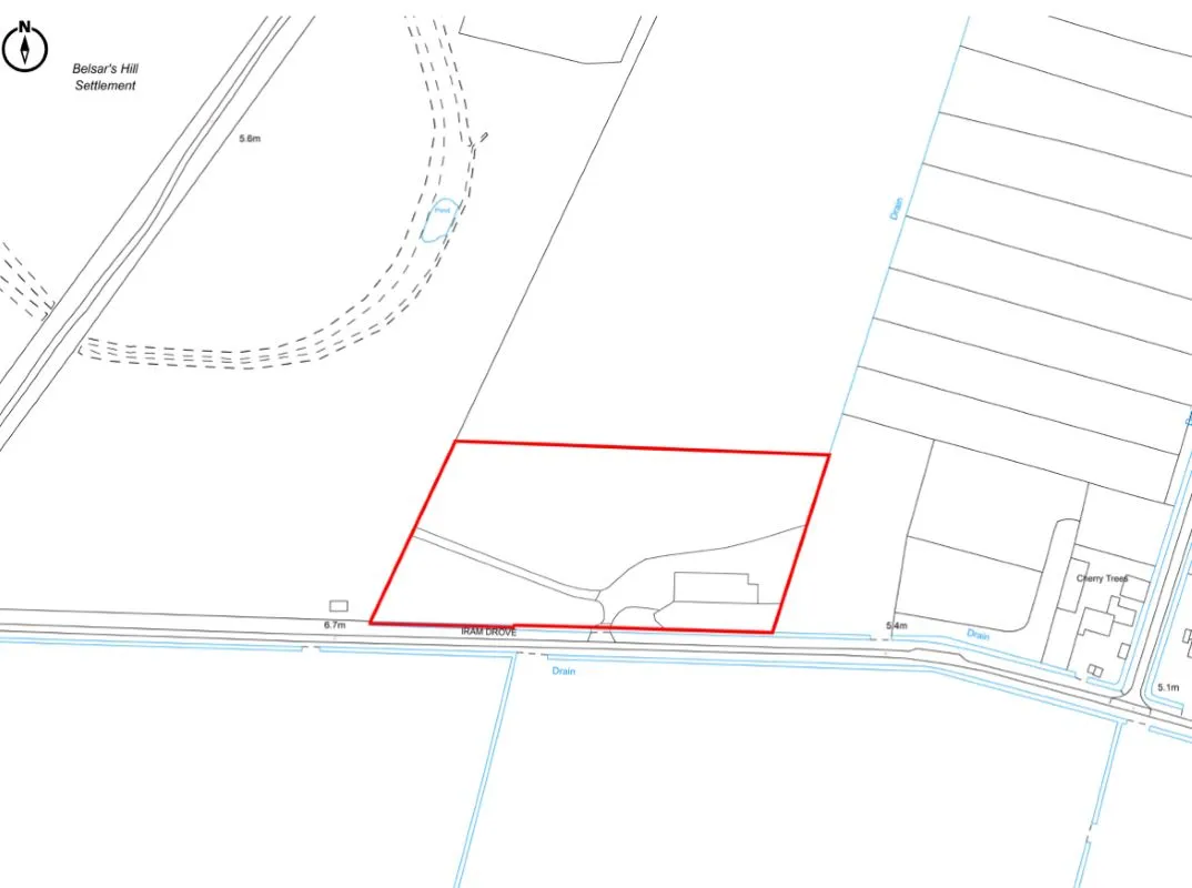 3 acres of land and buildings north of Iram Drove, Willingham, Cambridgeshire, CB24 5HZ