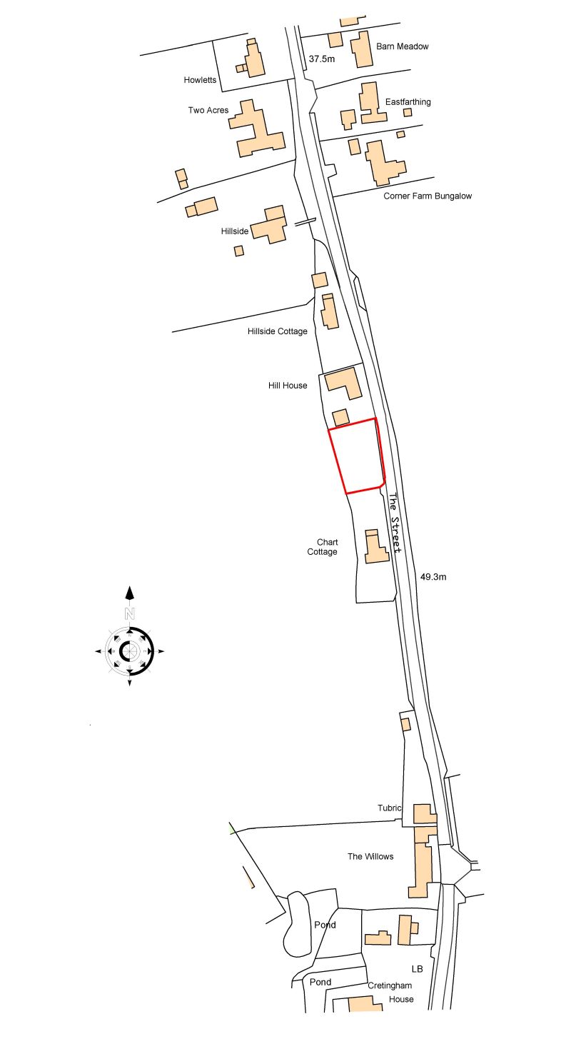 Building Plot, The Street, Cretingham, Woodbridge, Suffolk, IP13 7BJ - Online Auctions