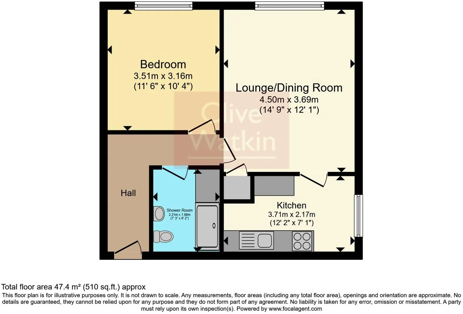 1 bed Apartment