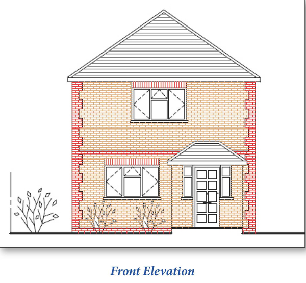 Planning For Detached Three-Bedroom House