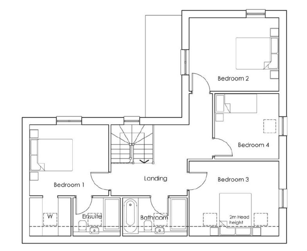 Land With Planning Consent For Detached Dwelling