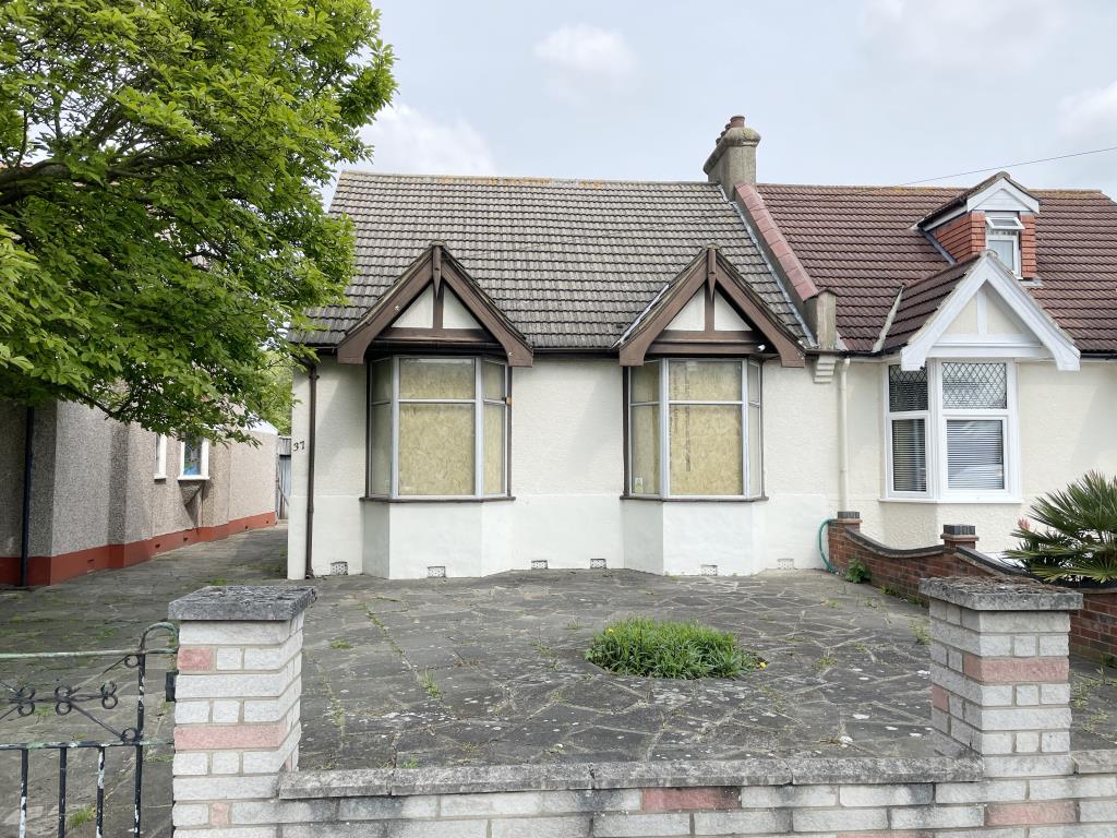 Semi-Detached Bungalow With Garage For Improvement