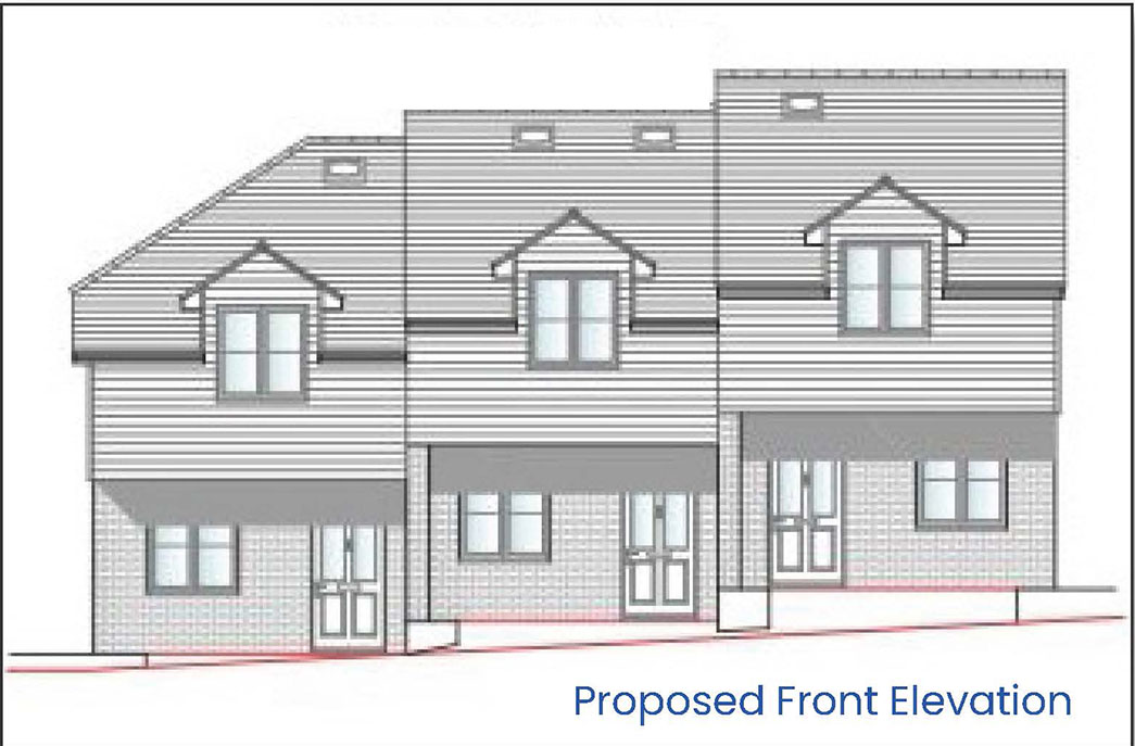 Site With Permission For Three Dwellings