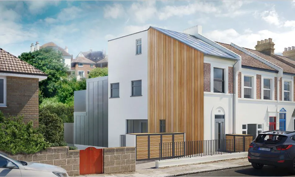 Land With Planning For Four Flats