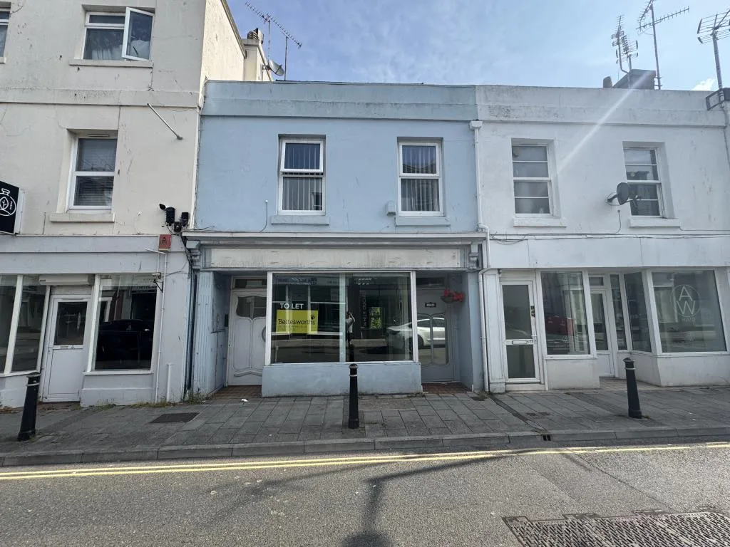 Vacant Commercial Unit Arranged Over Three Floors And Separate Workshop Unit