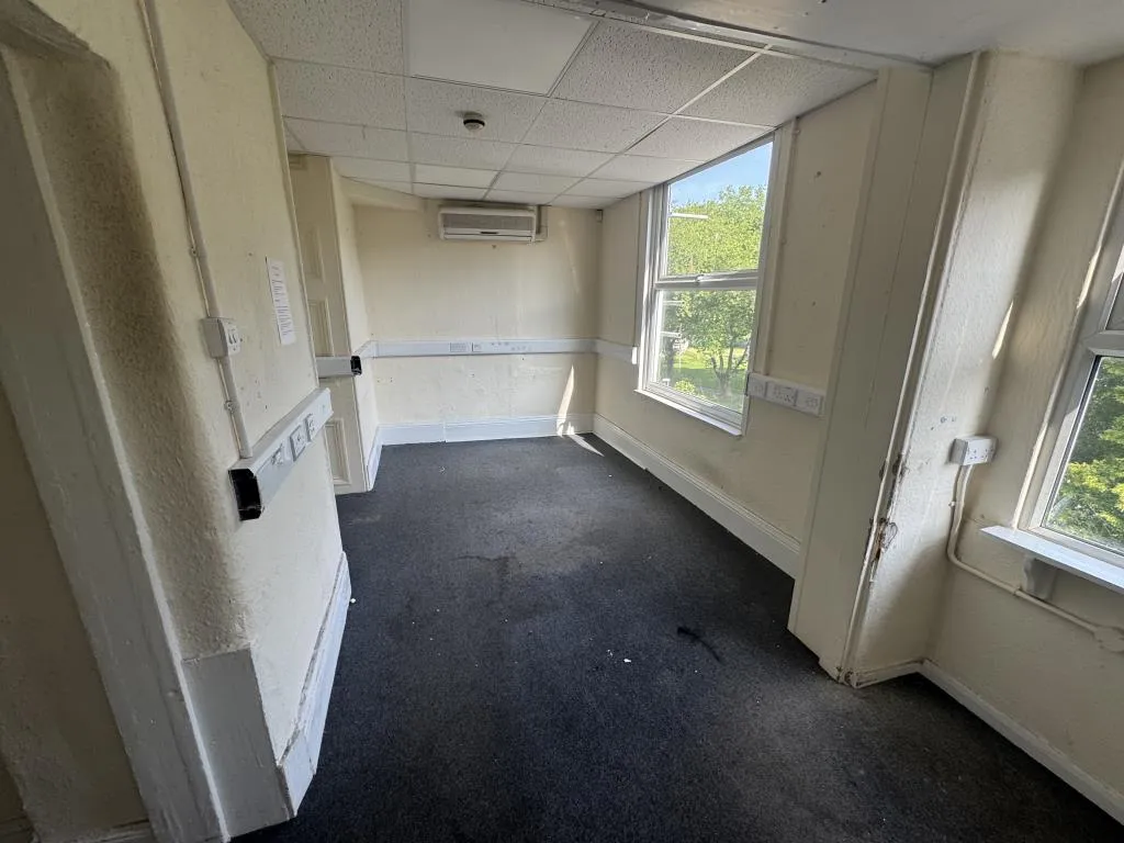 Vacant Commercial Unit Arranged Over Three Floors And Separate Workshop Unit
