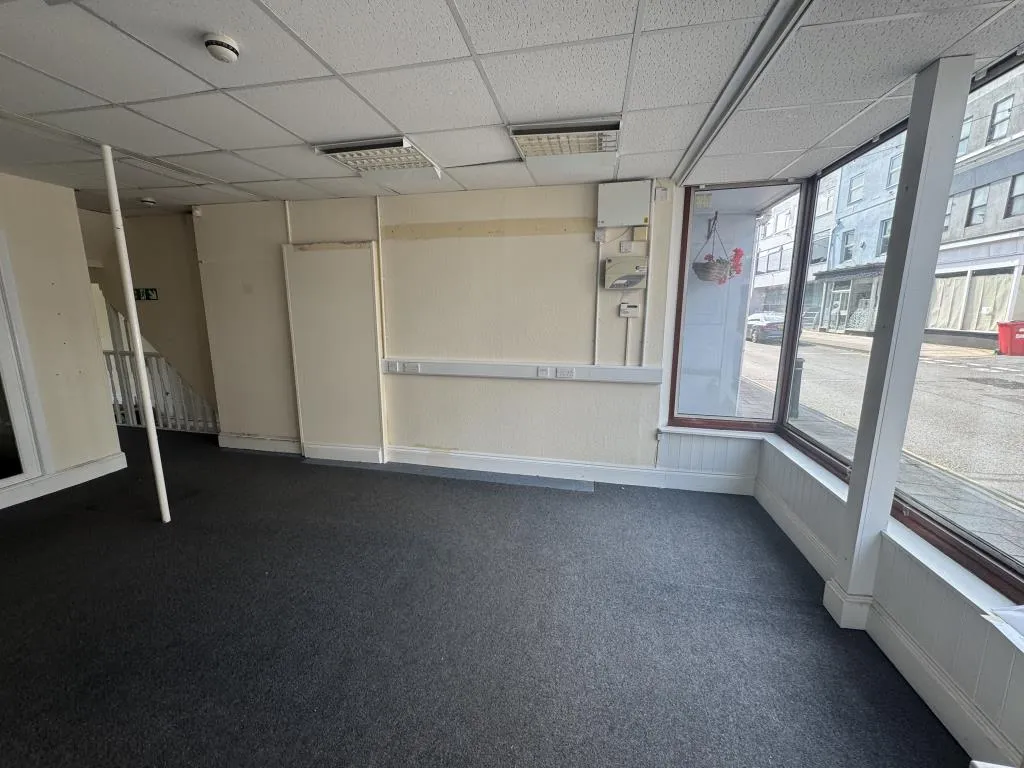 Vacant Commercial Unit Arranged Over Three Floors And Separate Workshop Unit
