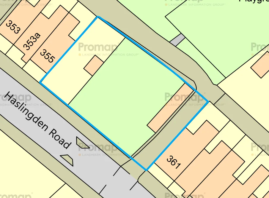 Land at 355-361 Haslingden Road, Guide, Blackburn, Lancashire, BB1 2NG.