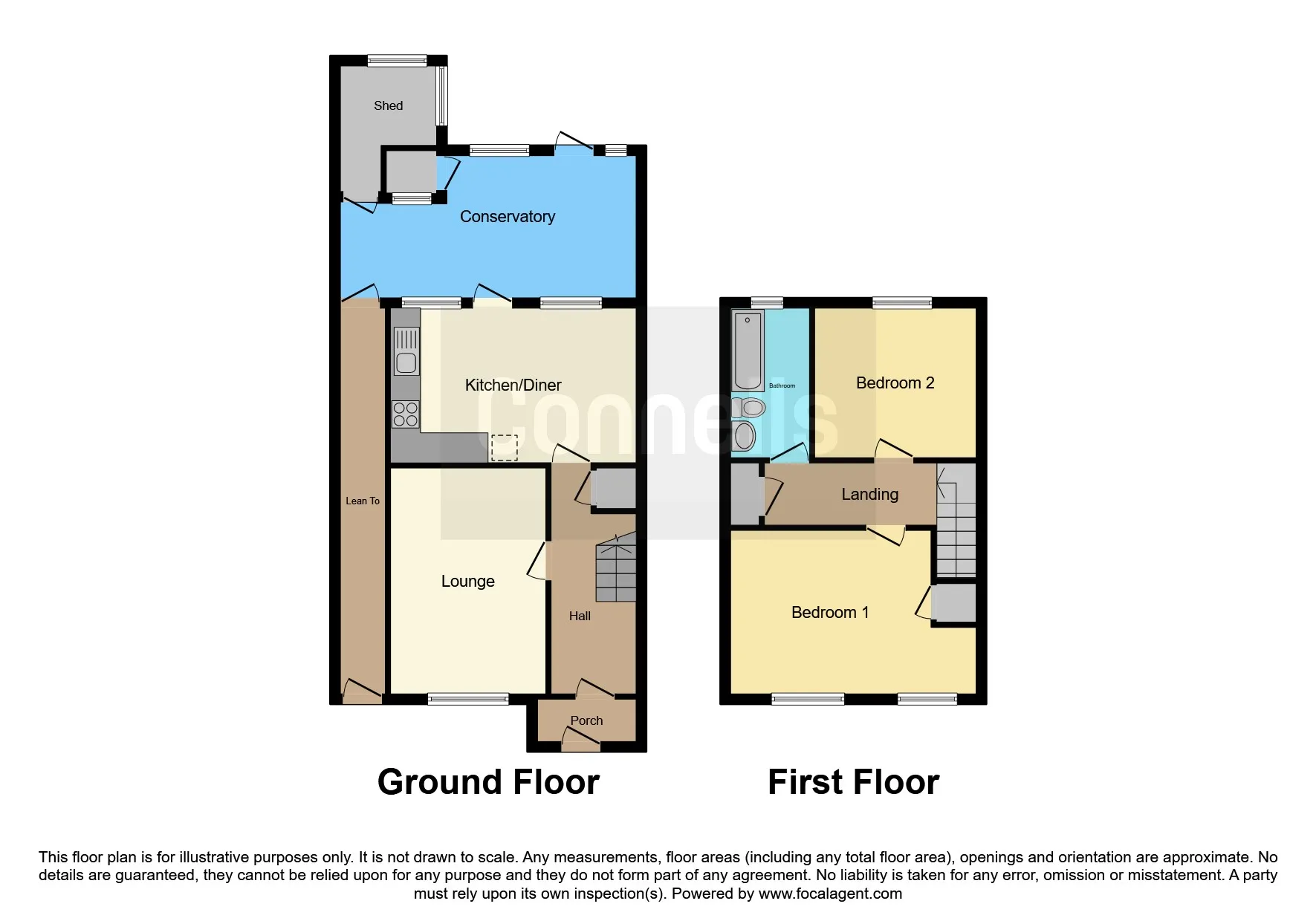 2 bed End of Terrace