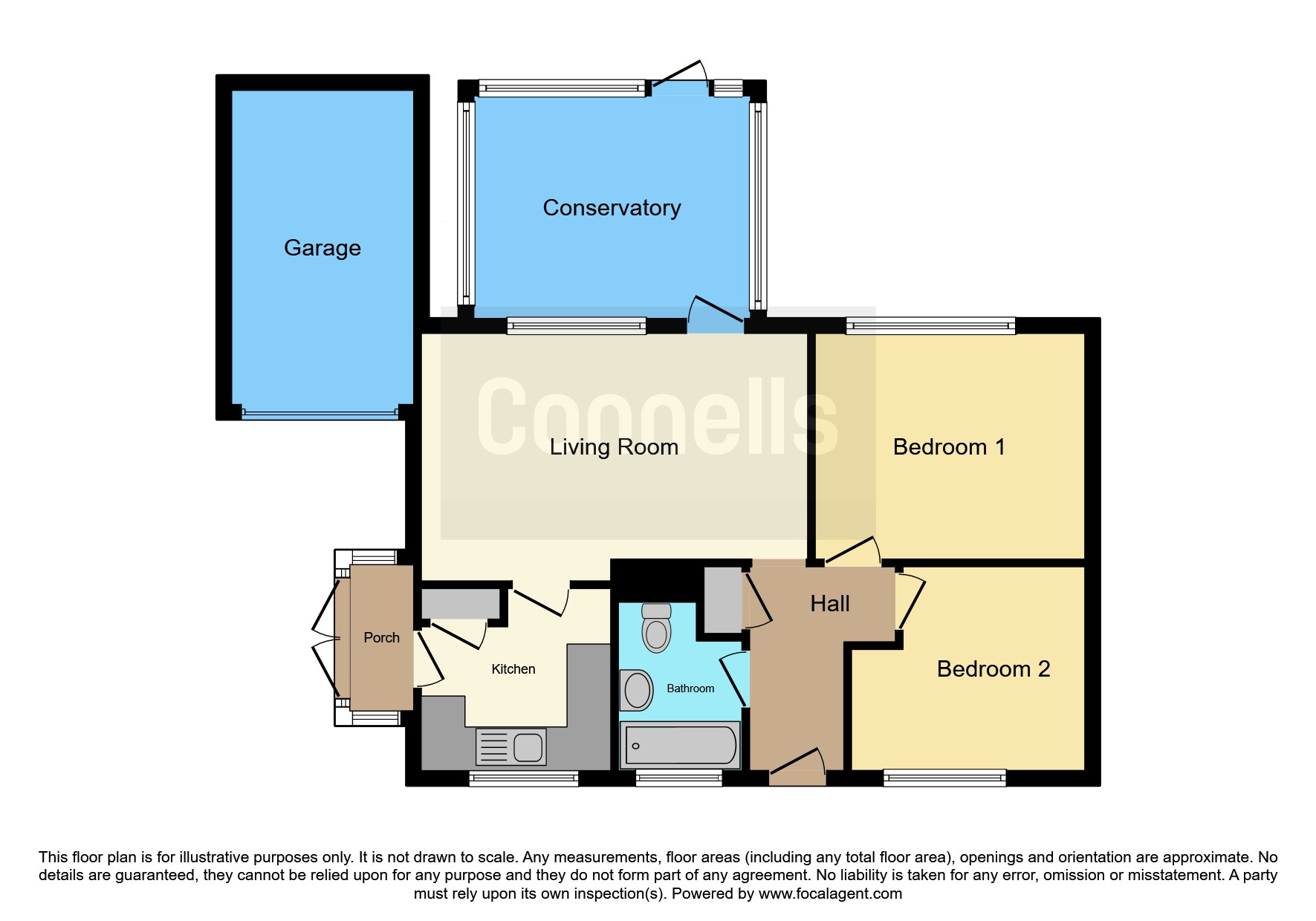 2 bed Semi-Detached Bungalow