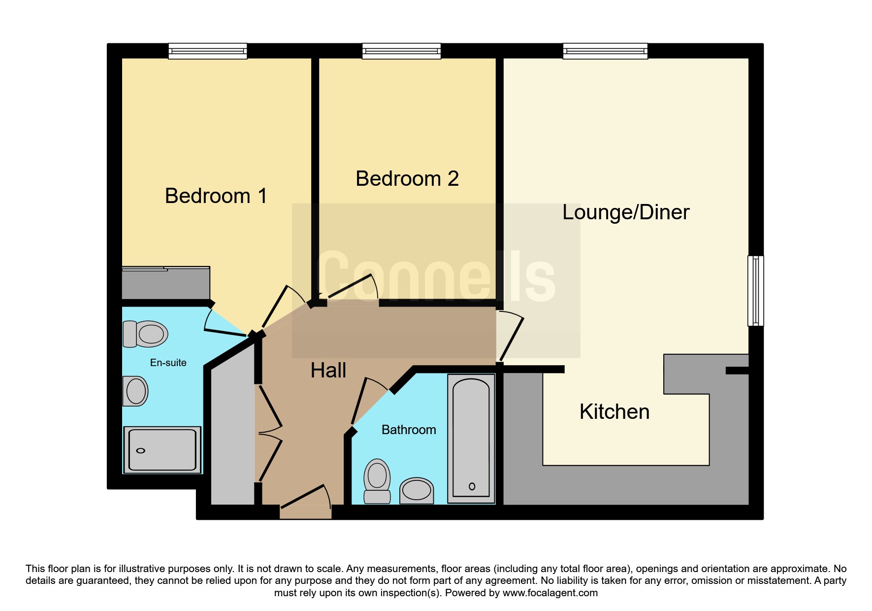 2 bed Block of Apartments