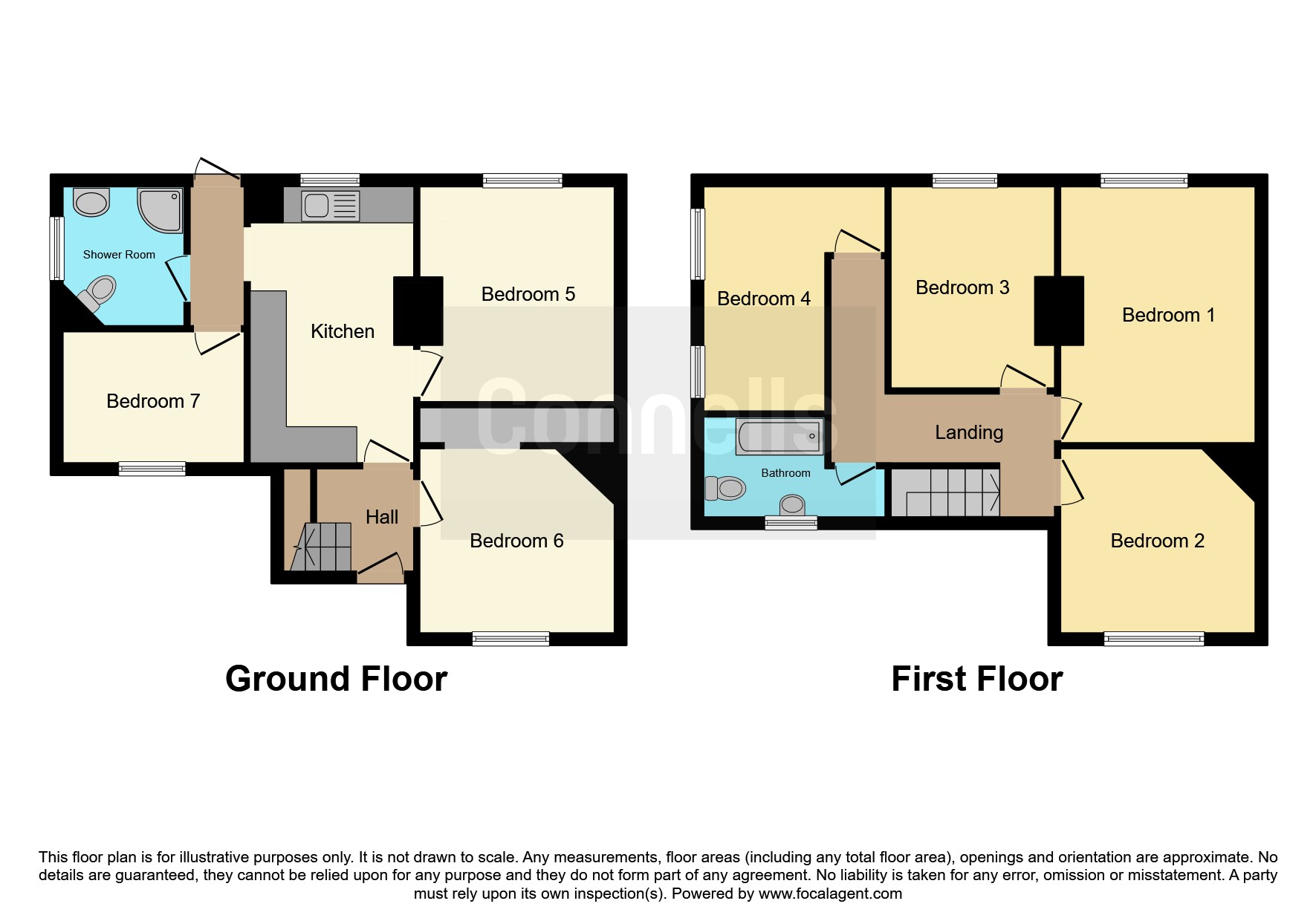 6 bed Semi-Detached