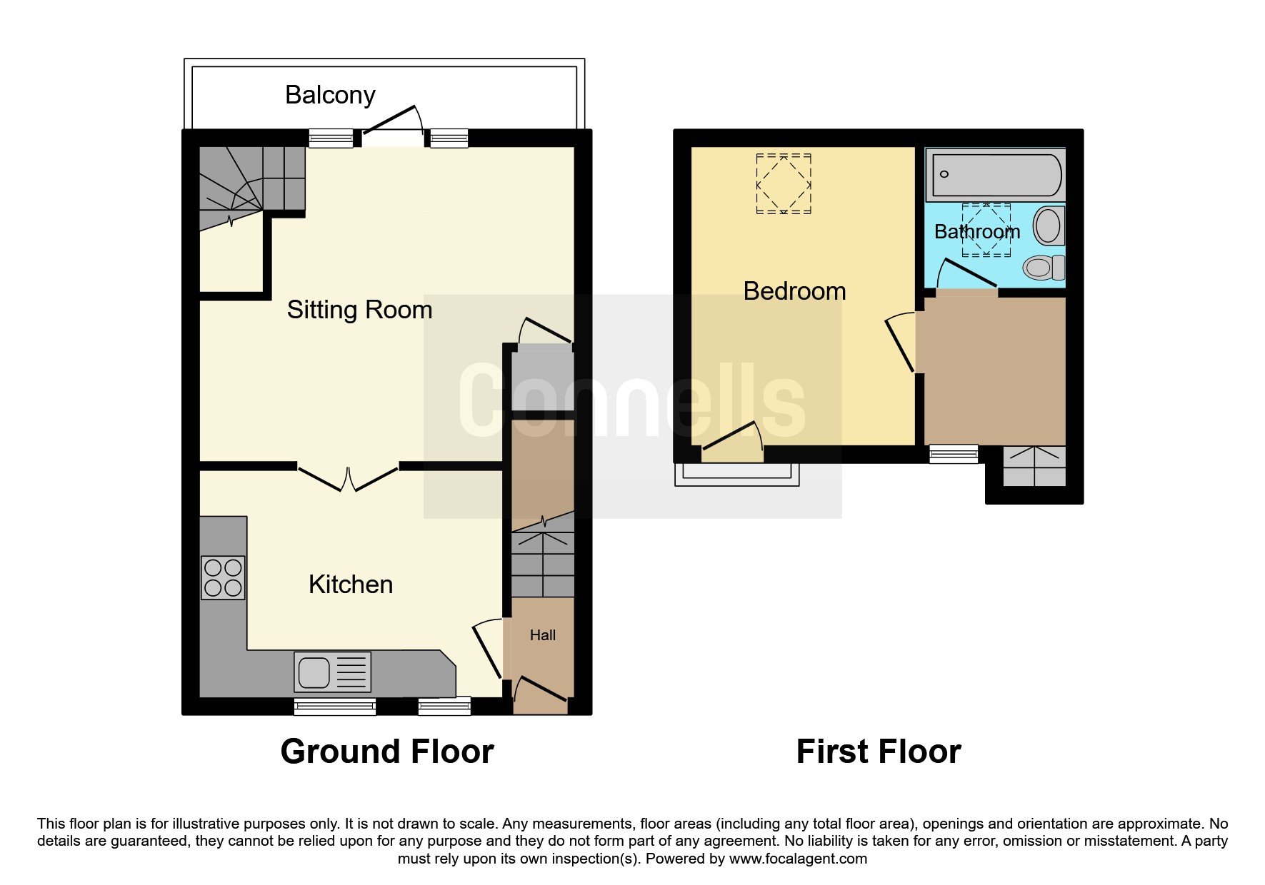 1 bed Ground Maisonette