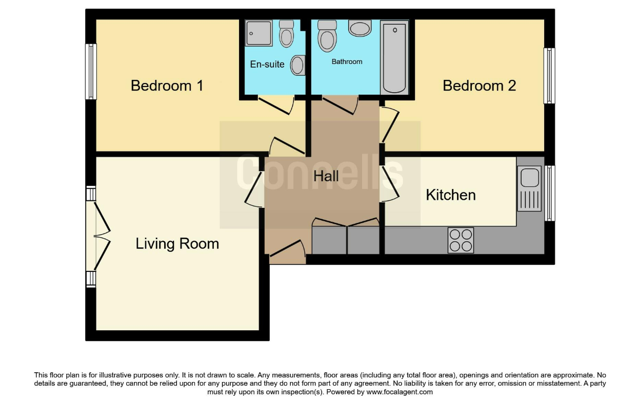 2 bed Ground Flat