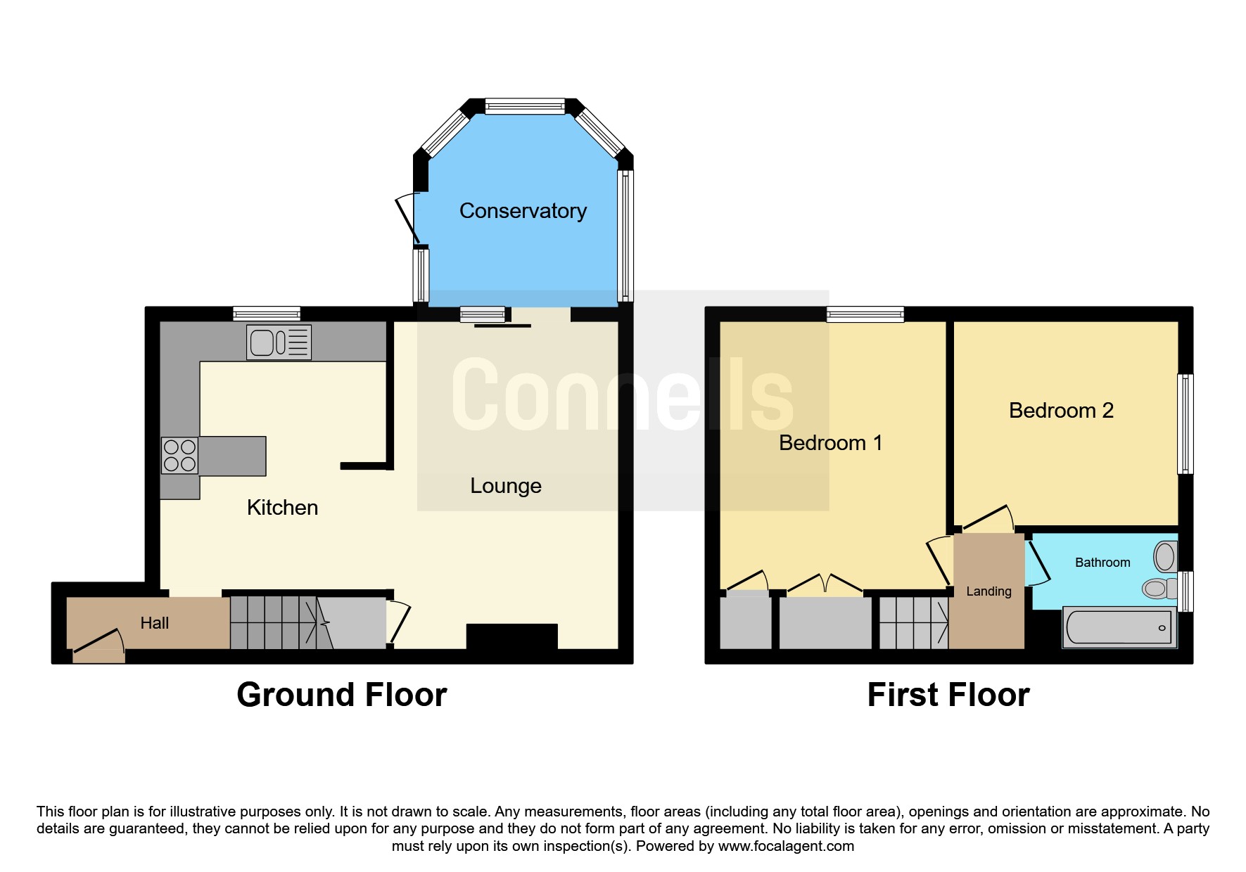 2 bed End of Terrace