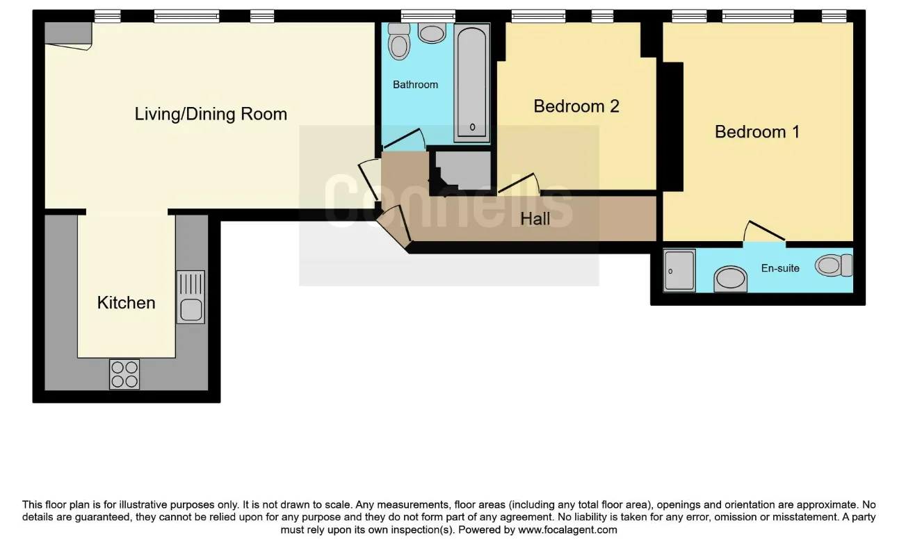 2 bed Ground Flat