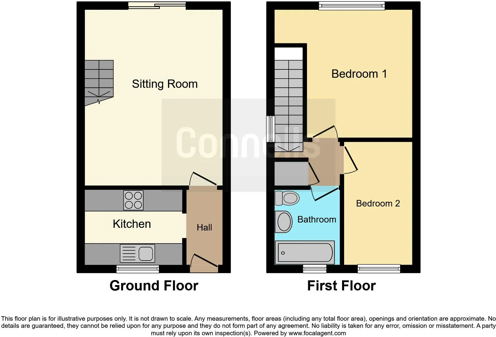 2 bed End of Terrace