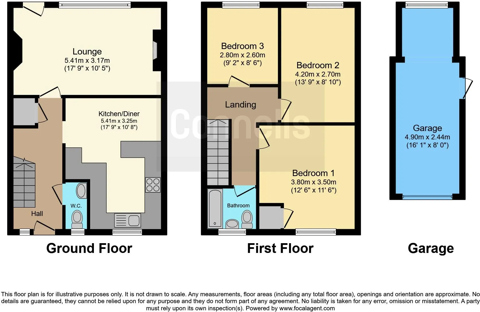 3 bed End of Terrace