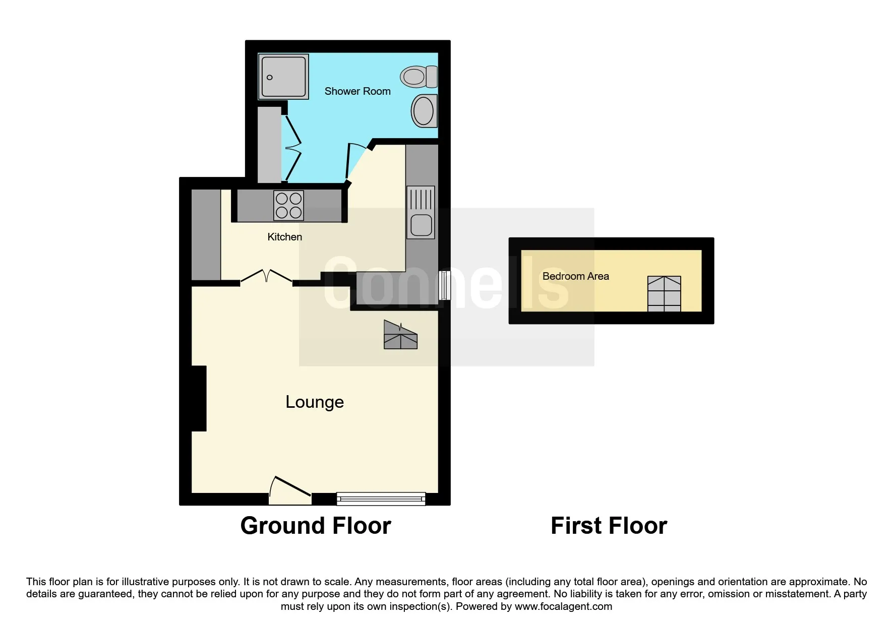 1 bed Studio