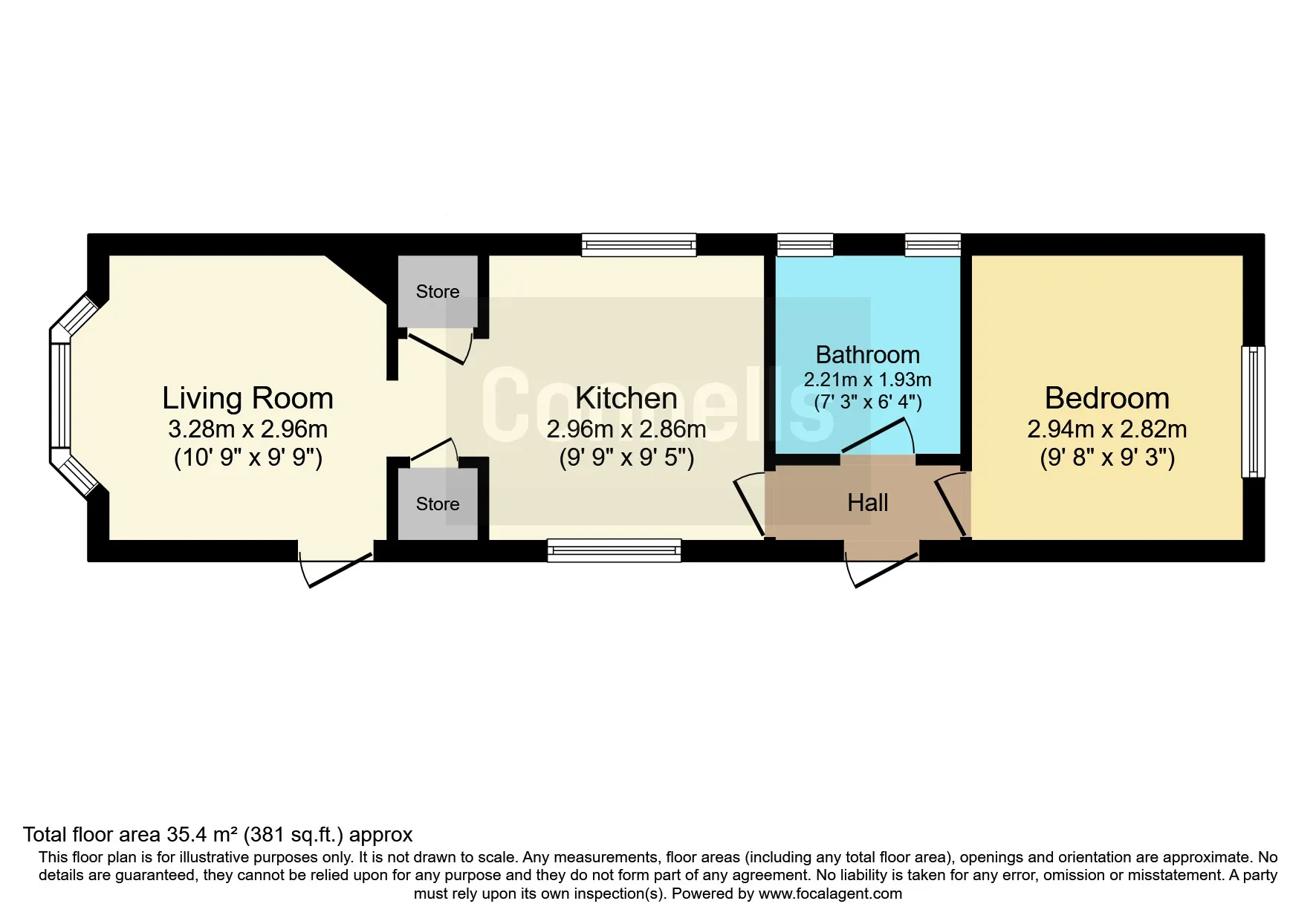 1 bed Park Home