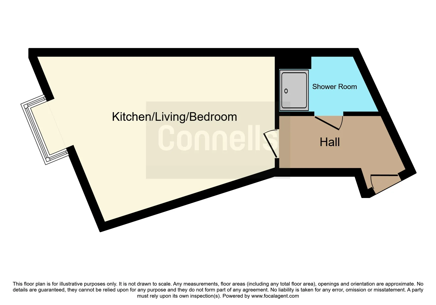 1 bed Studio