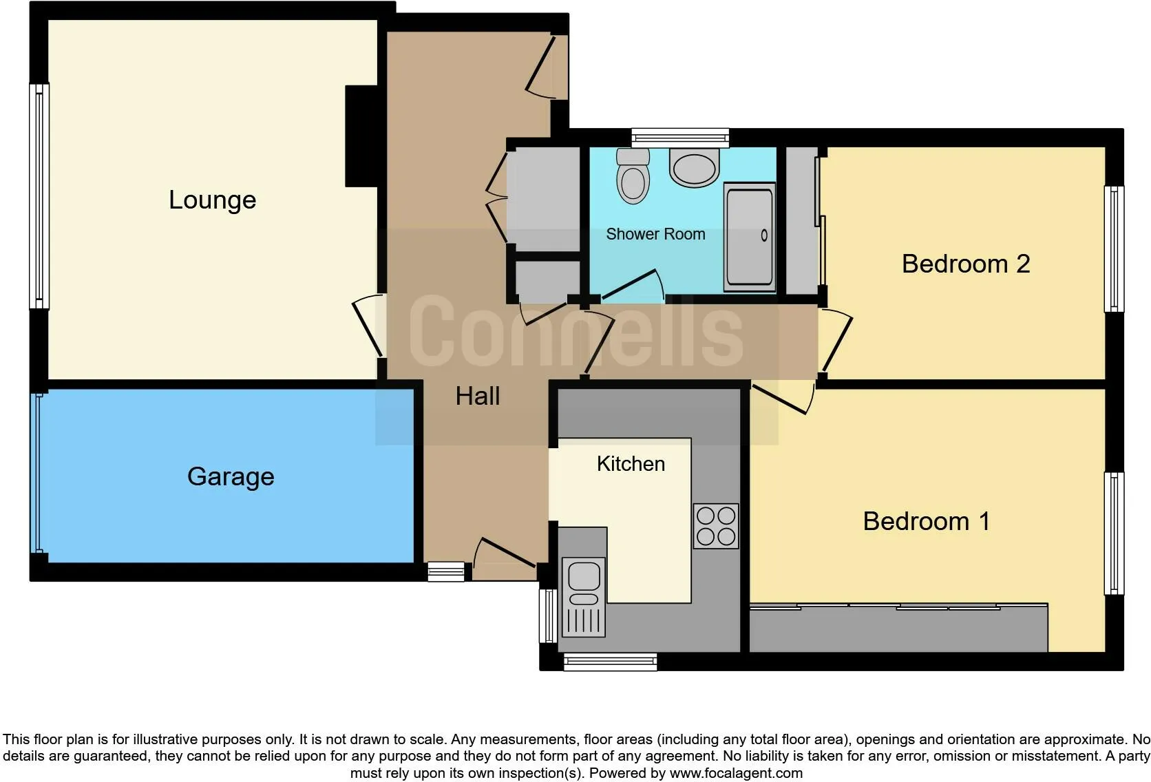 2 bed Semi-Detached Bungalow