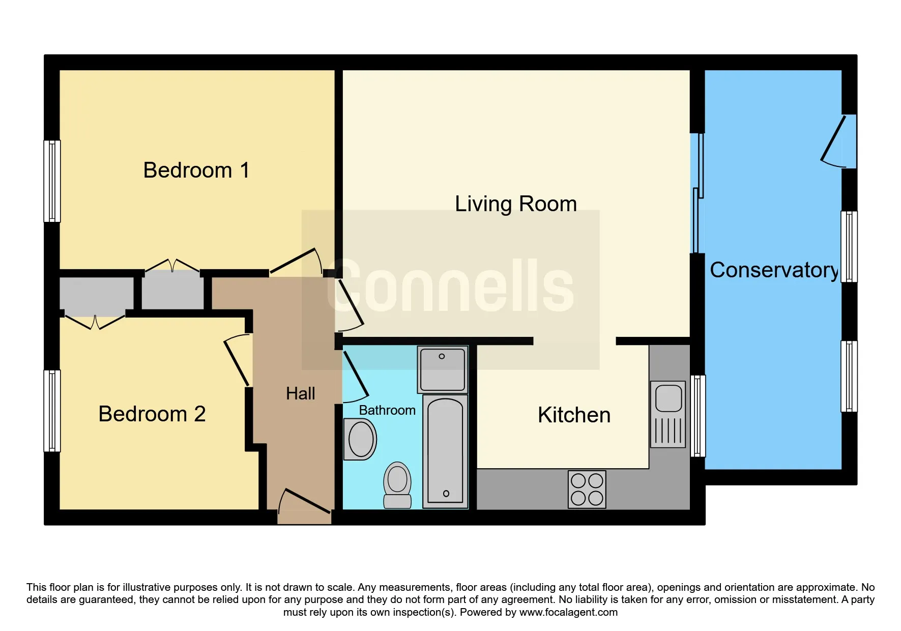 2 bed Semi-Detached Bungalow
